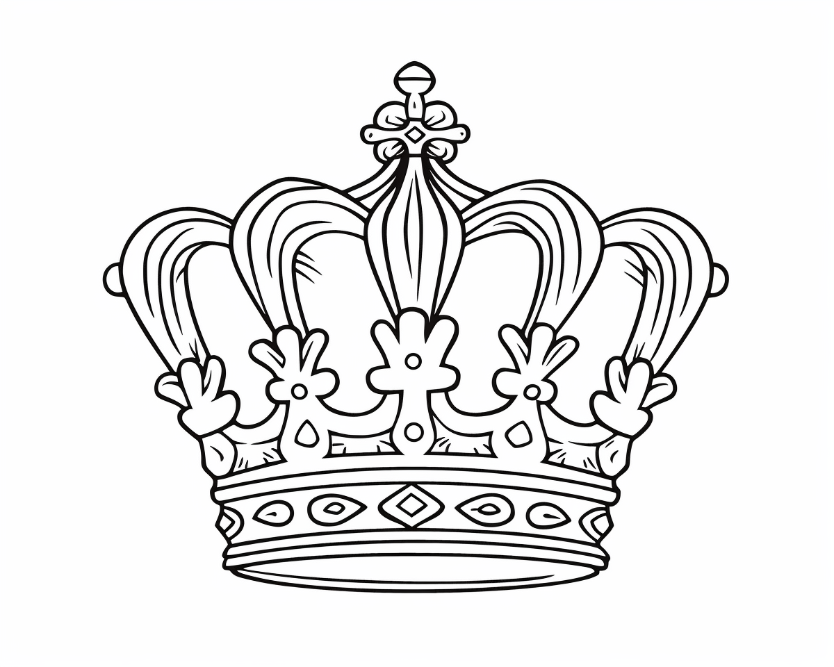 Корона з трилисниками на обідку